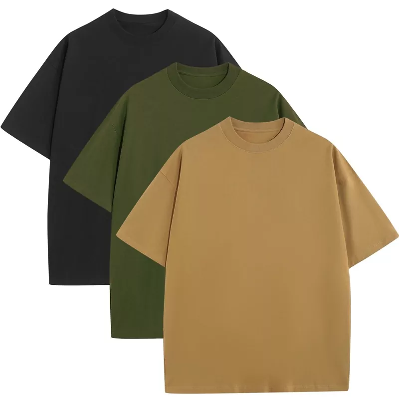Schwergewichts Baumwoll -T -Shirt